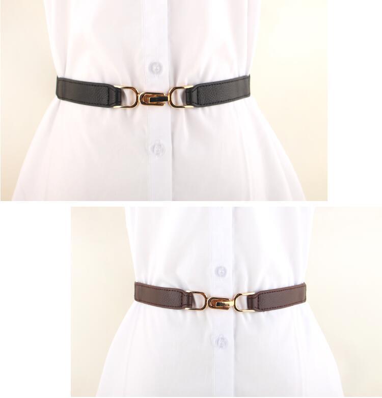 Simple Elastic Thin Belt Decorative Belt Fashion Elastic Belt Wholesale display picture 3