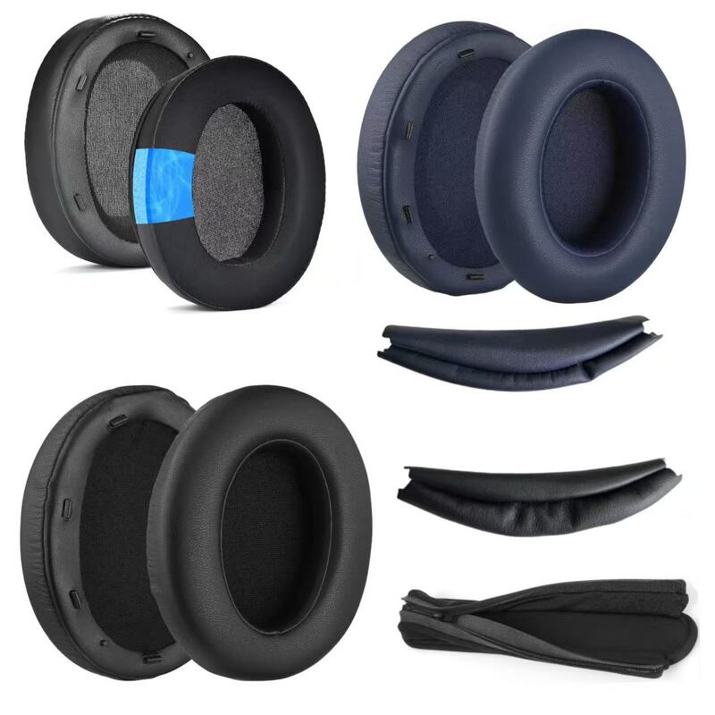 Suitable for Sony/Sony WH-XB910N earphone cover sponge cover ear cover ear cover ear pad beam pad beam cover Suitable for Sony/Sony WH-XB910N earphone cover sponge cover ear cover ear cover ear pad beam pad beam cover