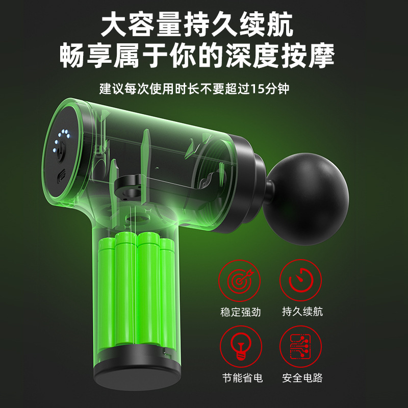 筋膜ガン マッサージガン ミニ筋膜ガン 電動筋膜ガン ミニ筋肉マッサージャー 頸筋ガン 小型ガン|undefined