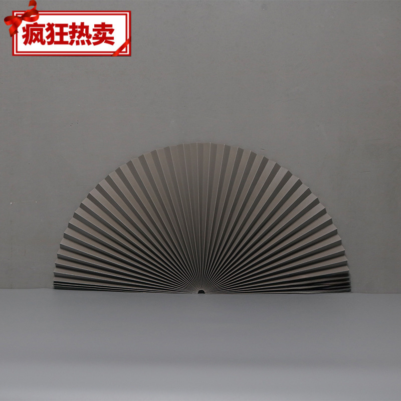 Fan de papel decorativo nuevo ventilador plegable chino engrosado matrimonio compromiso diseño de fondo de papel artesanal de boda origami rojo