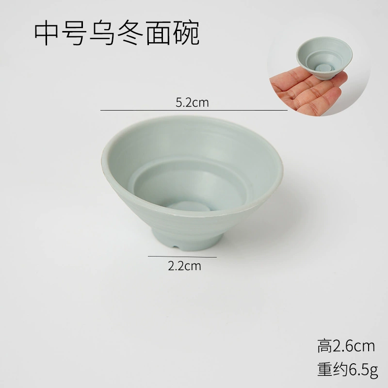 Small realistic tableware, food play, toy, DIY