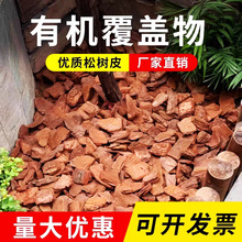 工厂直销打磨松树皮绿化造景铺面公园覆盖物发酵腐熟整袋松麟片