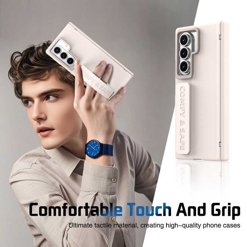 Samsung Z fold7 携帯電話ケース、磁気ヒンジシェル、フィルム一体型ブラケット、リストバンド、fold6/5/4 保護カバーに適しています。|undefined