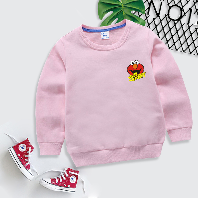 粉红色芝麻街胸花红黄