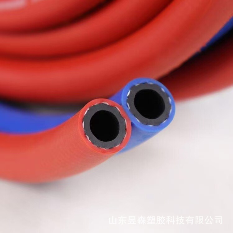 8Mmpvc Double Pipe Welded High Pressure Pipe 3-Layer Acetylene Oxygen Pipe Cutting Hose 5-Layer Spray Hose