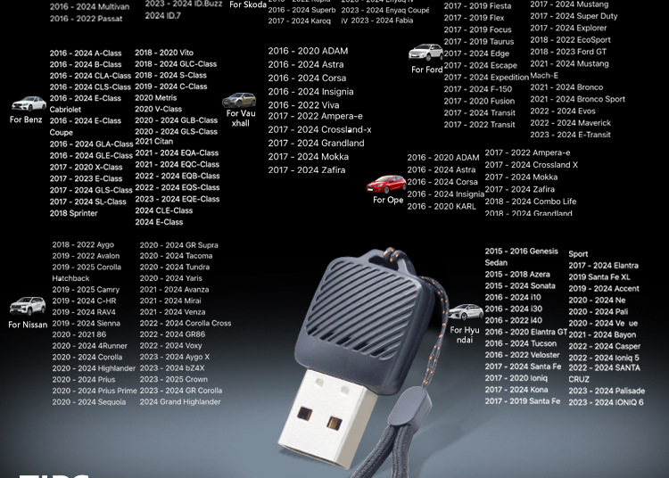 Cross-Border Wired to Wireless Carplay Box Suitable for Apple Two-In-One Car Interconnection Box Adapter