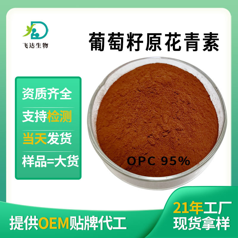 葡萄柚籽提取物另有葡萄籽原花青素OPC95%化妆品厂家原料现货批发