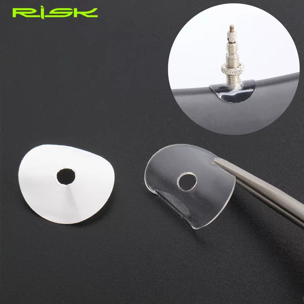 RISK mountain road bike French nozzle air nozzle sticker valve core sticker rubber gasket tube tire air nozzle fixing sticker