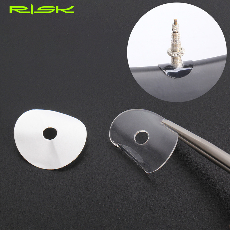 RISK mountain road bike French nozzle air nozzle sticker valve core sticker rubber gasket tube tire air nozzle fixing sticker