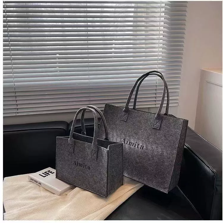 Capacious bag, handheld purse, 2024 years, Birthday gift