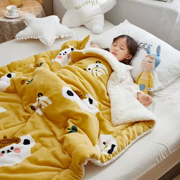 Yellow, thin, with little bears
