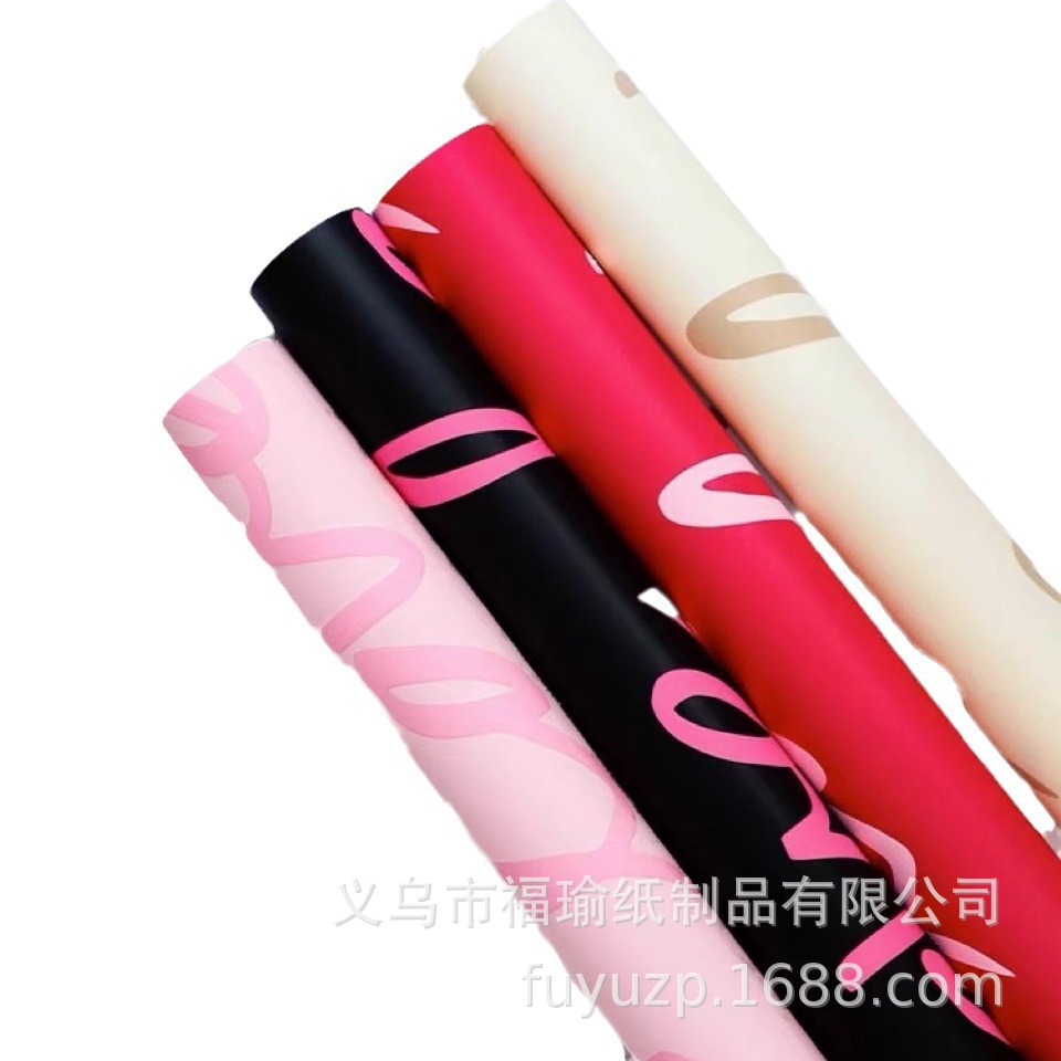 大LOVE鲜花包装纸加厚防水羽茵纸花束包装纸花店材料