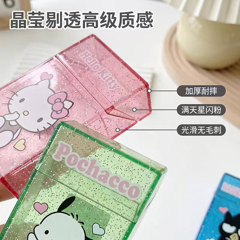 Cartoon plastic cigarette case, storage box, банка для хранения, DIY 3