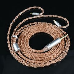 8株の高純度無酸素銅hifiヘッドフォンアップグレード線オーディオライン舒爾mmcx 2ipn発熱線材メーカー