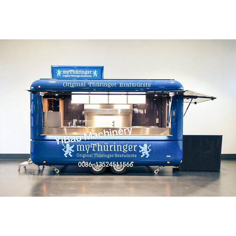 多功能流动小吃车餐车商用摆摊售卖小推车电动房车可移动奶茶店车