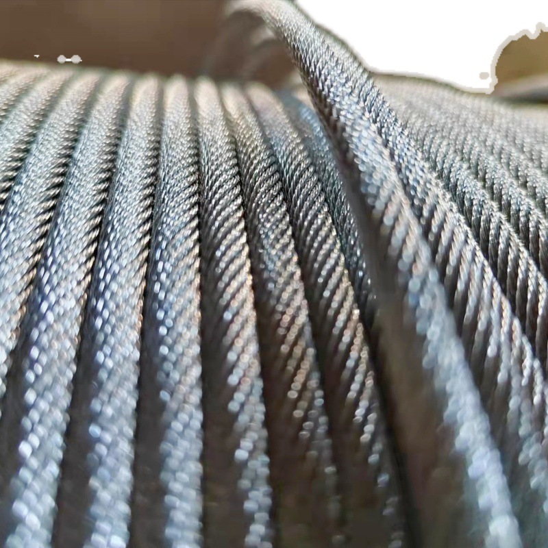 6mm镀锌钢芯防旋转钢丝绳（19X7结构)小吊机卷扬机电动葫芦起重