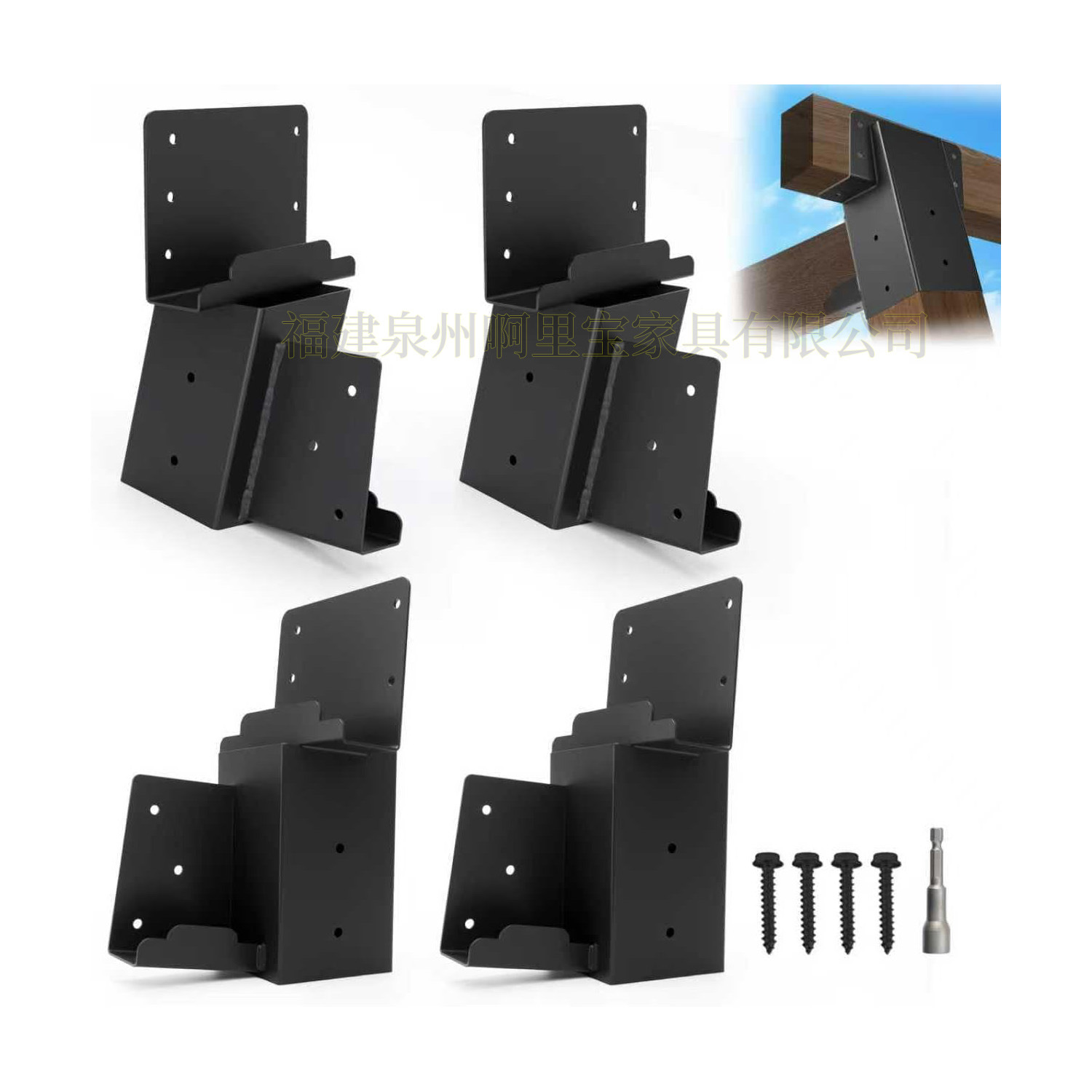 Soportes de Ángulo Elevado de Acero para Casetas de Caza y Casas de Árboles image 4