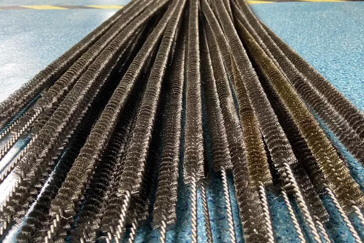 厂家一手货源加长型不锈钢管道刷 钢丝铜丝刷 异型特种刷  特长款