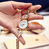 Electronic quartz fashionable swiss watch, waterproof steel belt, women's watch, Korean style