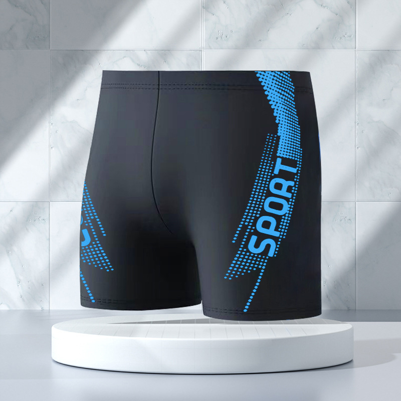 Swim trunks exclusively for men, men's sports flat-bottom quick-drying swim trunks, summer wholesale for gentlemen