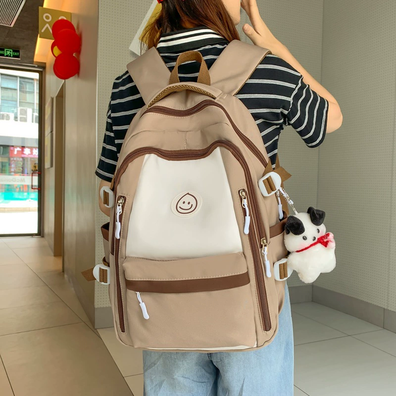 High quality school bag for leisure lightweight, capacious backpack, for secondary school