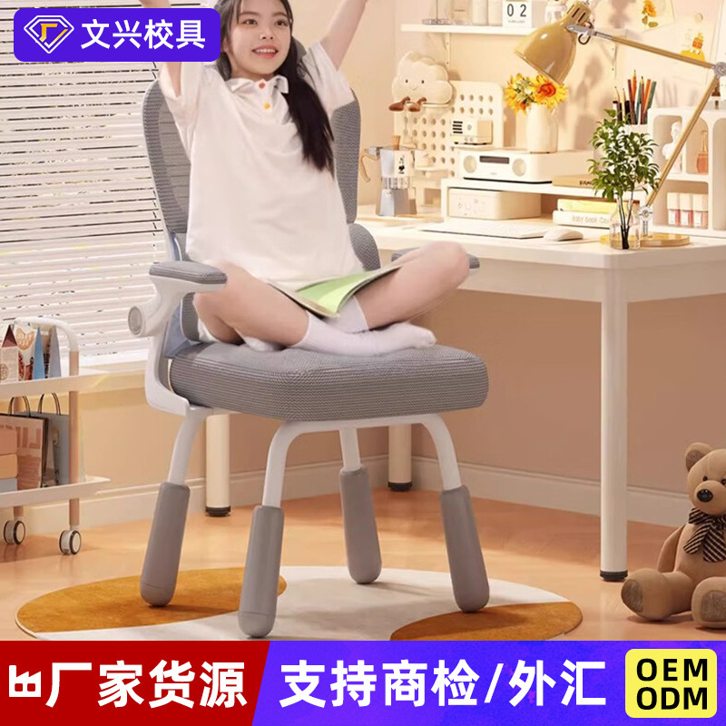 Children's Writing Chair, Home Youth Desk, Study Chair, Liftable Learning Chair, Stable Backrest Chair