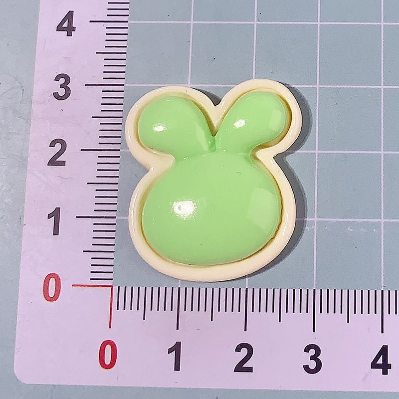 Nuevo dibujo animado trazado pequeño Mickey diy accesorios de resina tocado clips de cabello crema goma botones de zapatos materiales hechos a mano al por mayor
