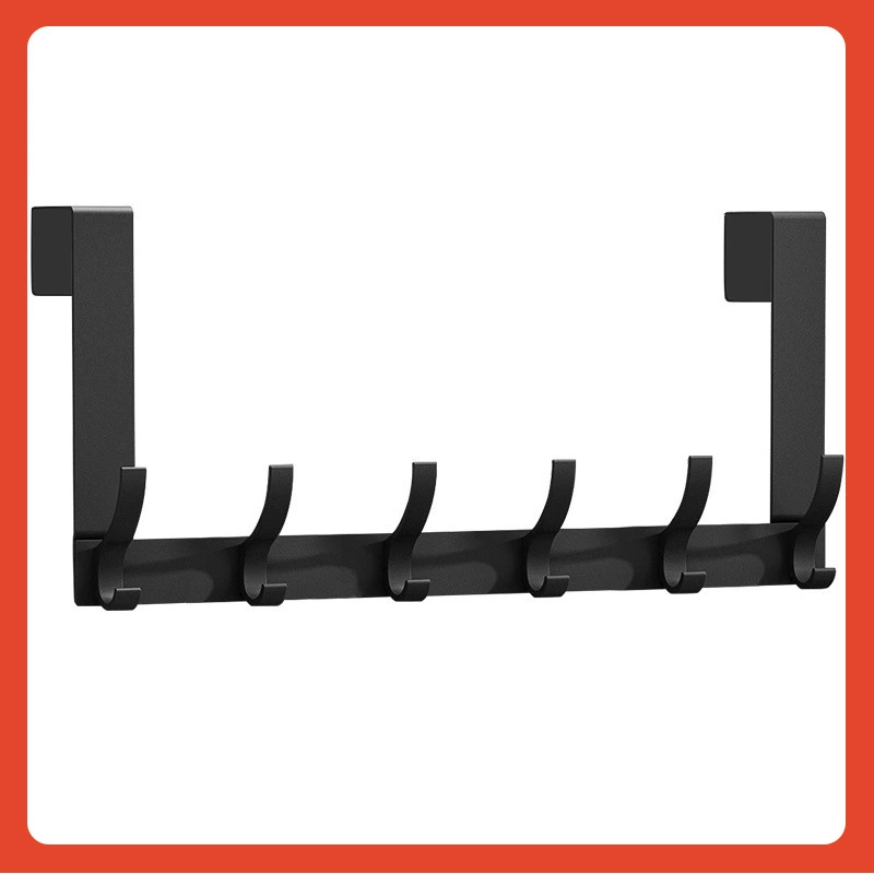 ∈The door hook without hole punching and hanging clothes rack for the entrance door entrance rack wall hanging clothes hook bathroom clothes