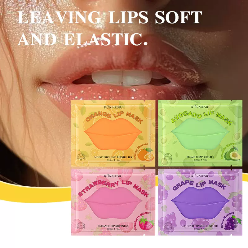 KORMESIC全英文水果唇膜Lip membrane唇部护理补水跨境外贸厂家