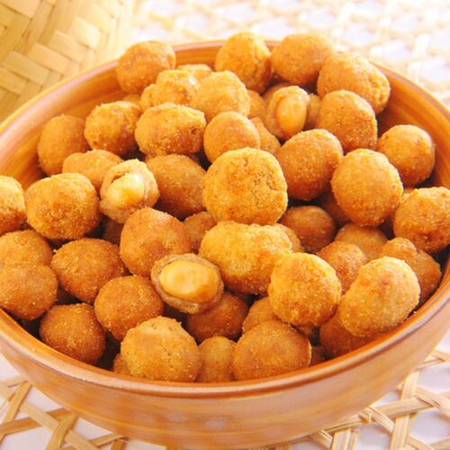 Take a bite of multi-flavored peanuts 65g, a casual snack with spicy five-spice peanut snacks and roasted seeds and nuts to go with wine.