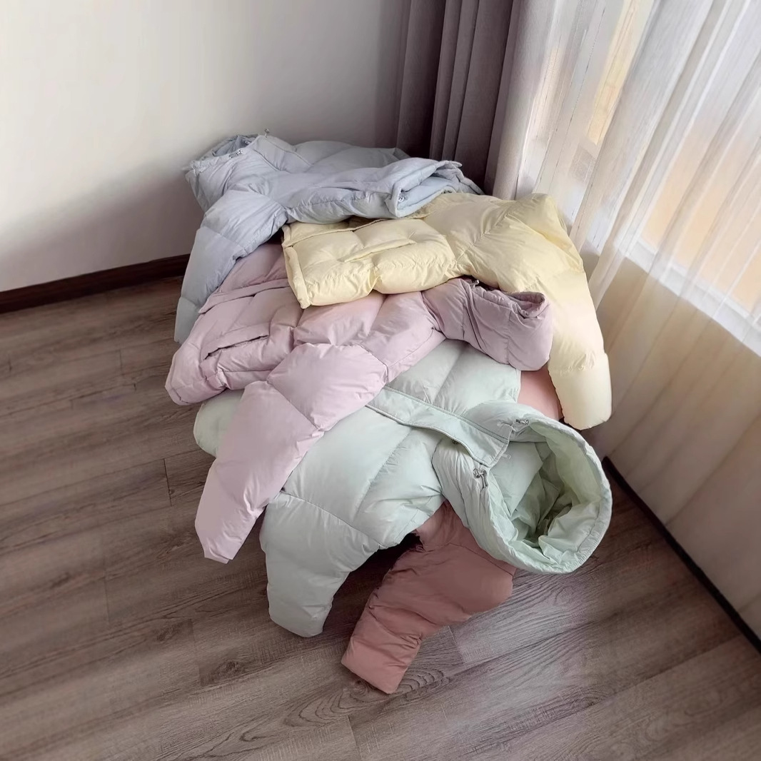 2025 New Short Hooded down Jacket for Women, Student Style, Korean Versatile, Petite, High-End Thick Coat