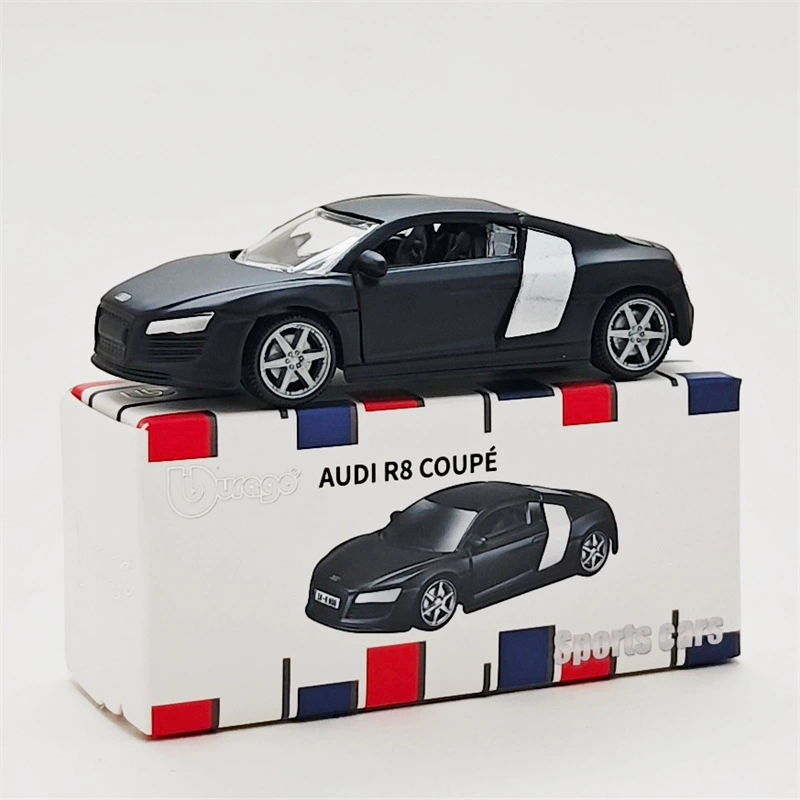 Audi, реалистичная металлическая модель автомобиля, модель автомобиля, игрушка, масштаб 1:64