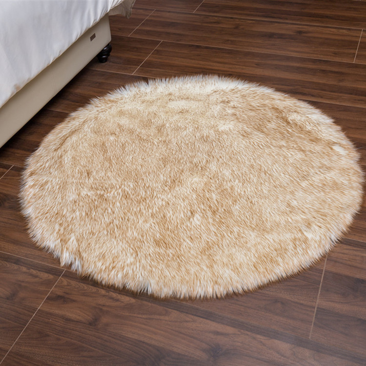 Pink Plush Heart-Shaped Carpet, Bedroom Bedside Floor Mat, Living Room Coffee Table Mat, Imitation Wool Decoration