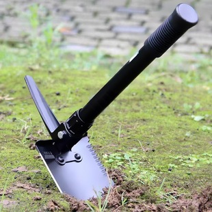 Multifunctional Small Folding Shovel German Portable Hoe Digging Outdoor Fishing Shovel for Vehicle Use