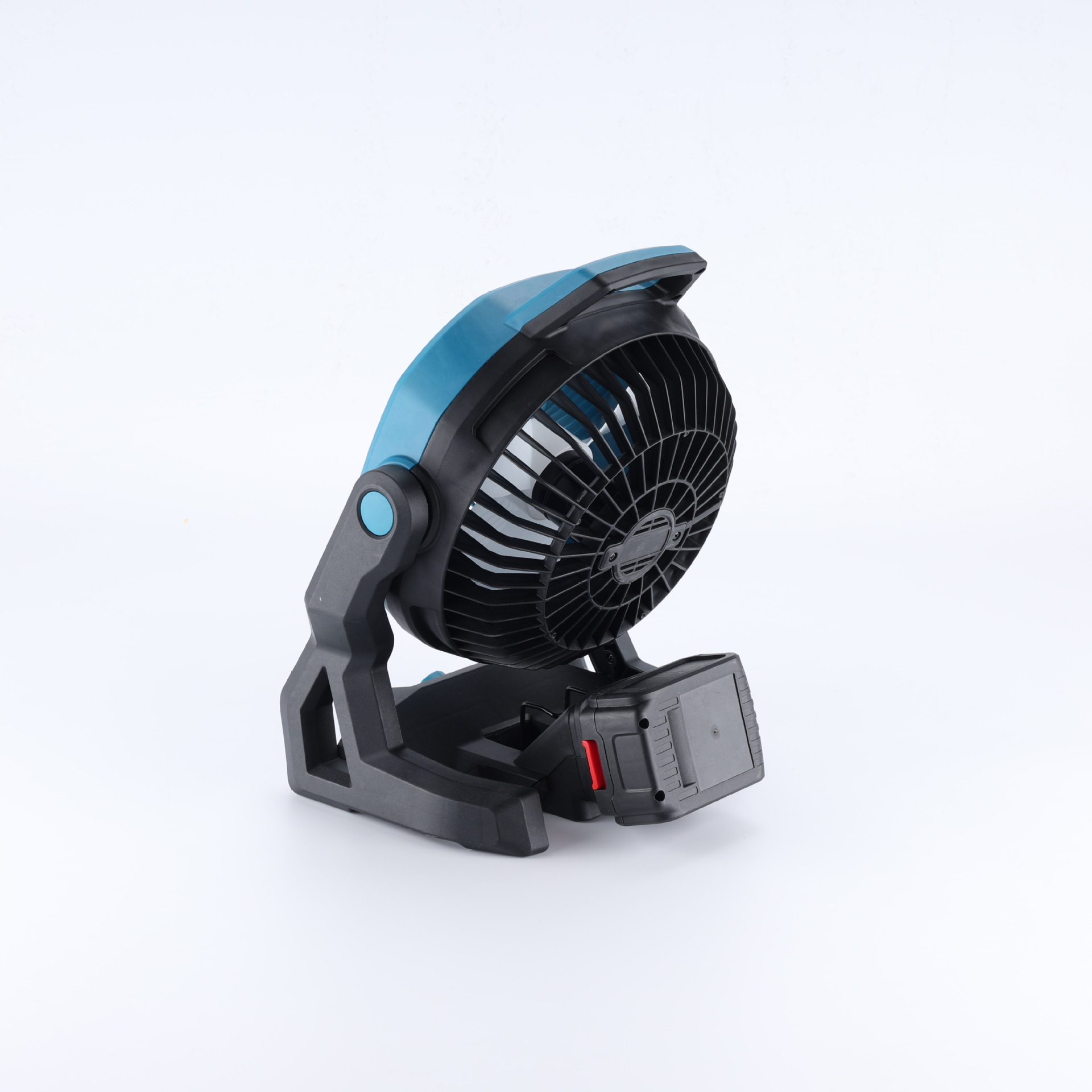 Comercio exterior 10 pulgadas AC / DC ventilador de doble uso doméstico multifuncional al aire libre acampamiento ventilador de litio inalámbrico