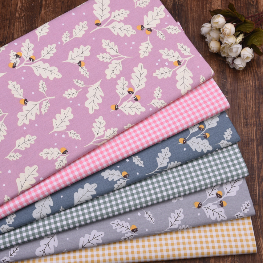 批发供应 133*72斜纹印花布 叶子40支棉布  1.6米幅宽