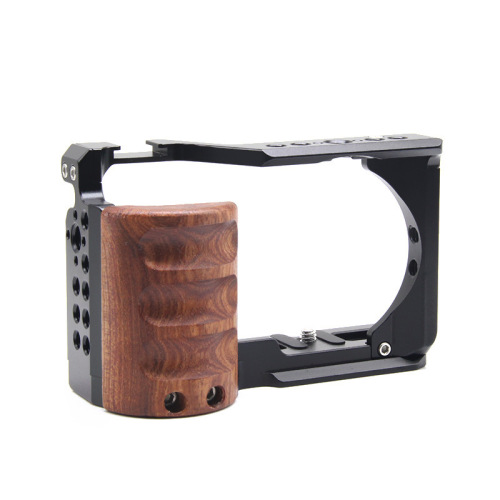 Suitable for Song zve10 rabbit cage wooden handle protection frame Sony ZV-E10 camera frame multi-position expansion