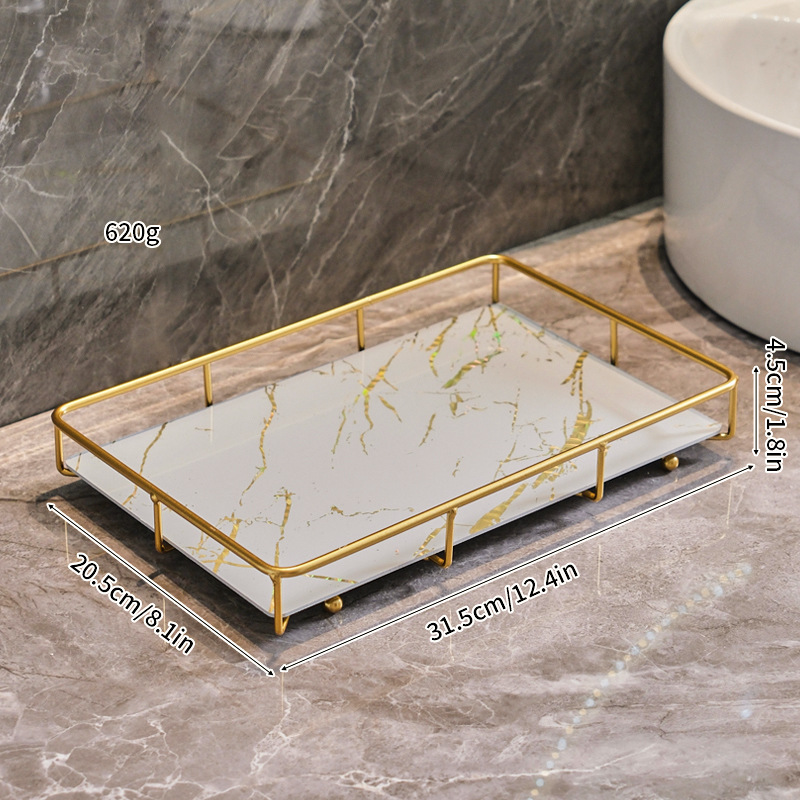 [싱글 레이어] 초대형 욕실 선반 [UV 플래티넘]]