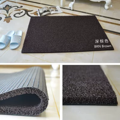 Avtomobil döşəmə paspasları — mat, can be cut to size - dark-brown-22mm-extra-thick-40cm60cm-two-pieces