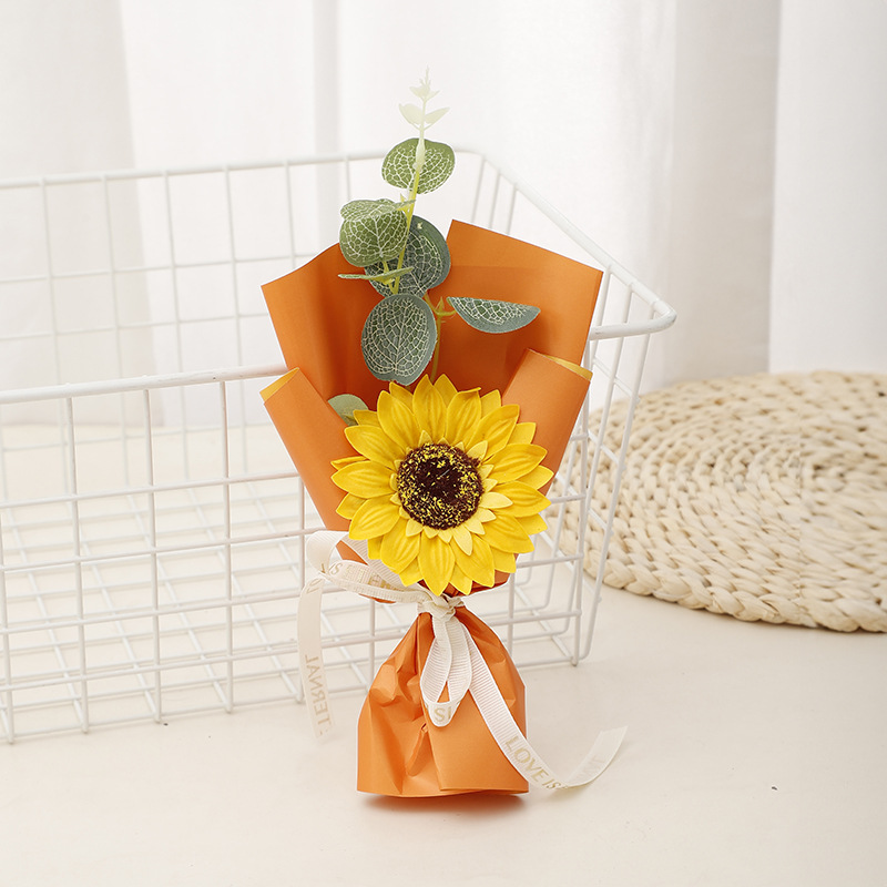 Regalo del Día de la Madre 9 rosas Ramo de jabón para la vida eterna Reunión anual de la empresa Ramos de mano Pareja Regalo del Día de San Valentín