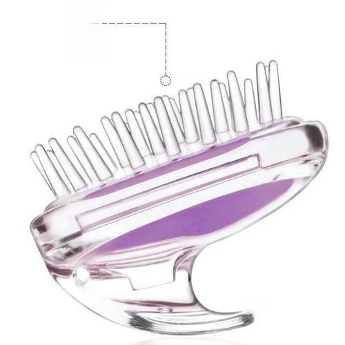 Hair Washing Gadget Brush, Boss Massage Brush for Washing Hair, Shampoo Comb, Head Scalp Scratcher, Silicone Itch Relief Hair Scrubber