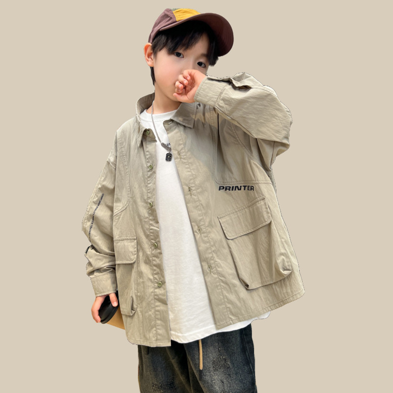 Chaqueta niño elegante para primavera otoño de moda_voghion.com
