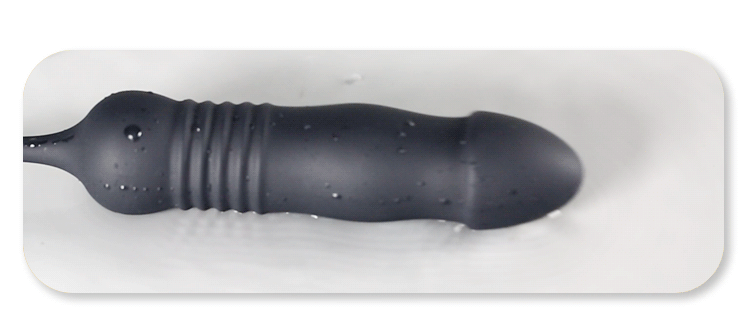 Remote-Control Vibrating Prostate Massager with Automatic Retractable Motion, Silicone Anal Toy — detail image 4
