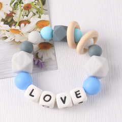Silicone Grinding Bracelet, Direct Supply Food-Grade Silicone Grinding Rod, Baby Teething Necklace