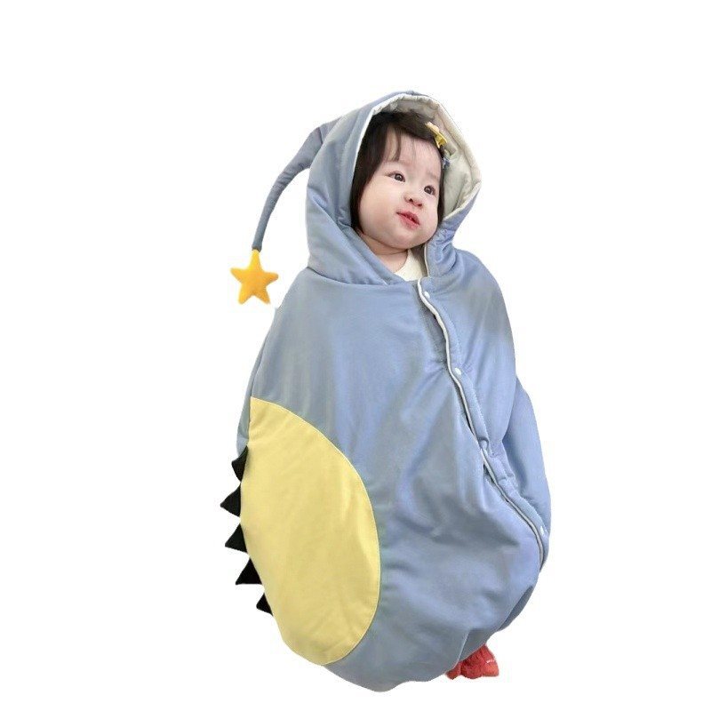 (2개) 의 가을과 겨울 망토 슈퍼 귀여운 두꺼운 외출 세트  의 겨울 따뜻한 망토 남성용 방풍 재킷