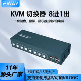 8口kvm切换器HDMI 4K多电脑监控切换器机架式hdmi切换器8进1出