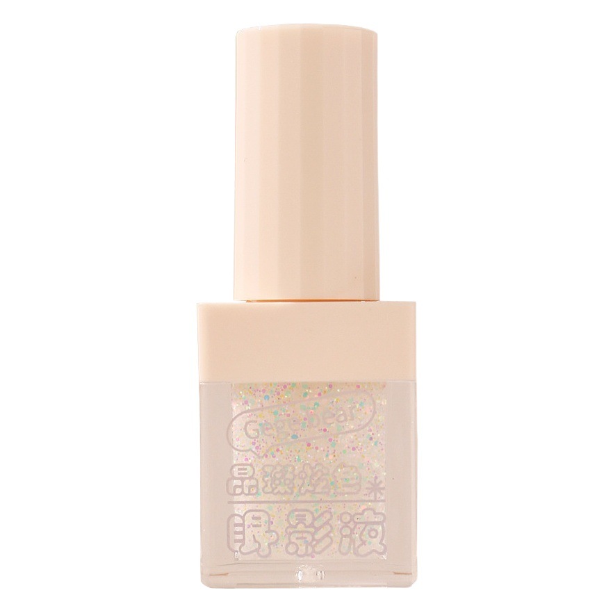 Gege Bear Liquid Crystal Dazzling Color Eyeshadow Liquid with Water-Gloss Glitter for Brightening and Highlighting