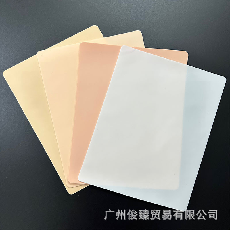 Factory supply blank practice leather silicone small powder leather blank tattoo fake leather embroidery double-sided practice novice imitation leather