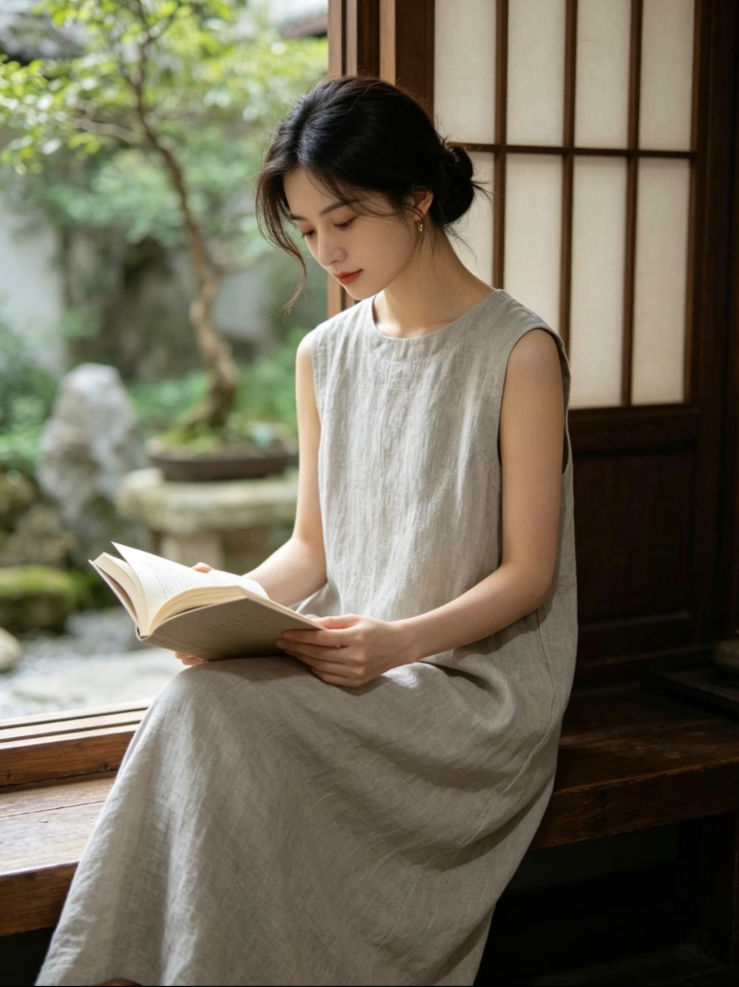 린넨 컬러(안감 없음)