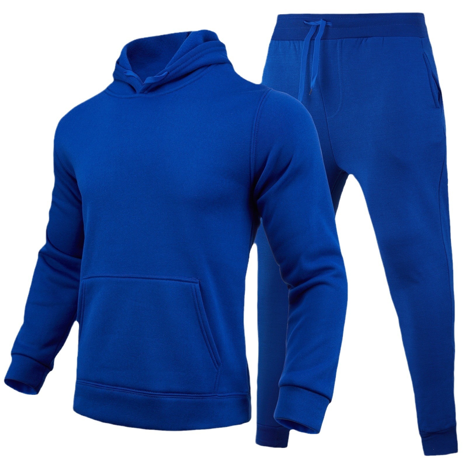 Conjunto de treino masculino moletom com capuz e calças_voghion.com